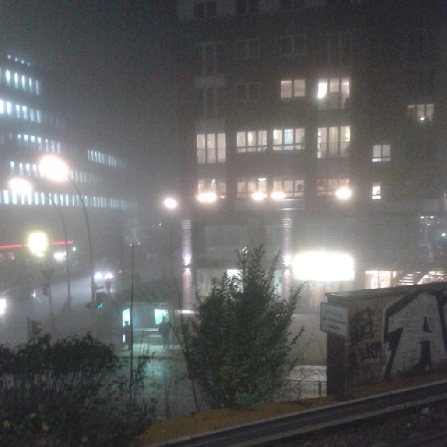 Nebel über Bahrenfeld