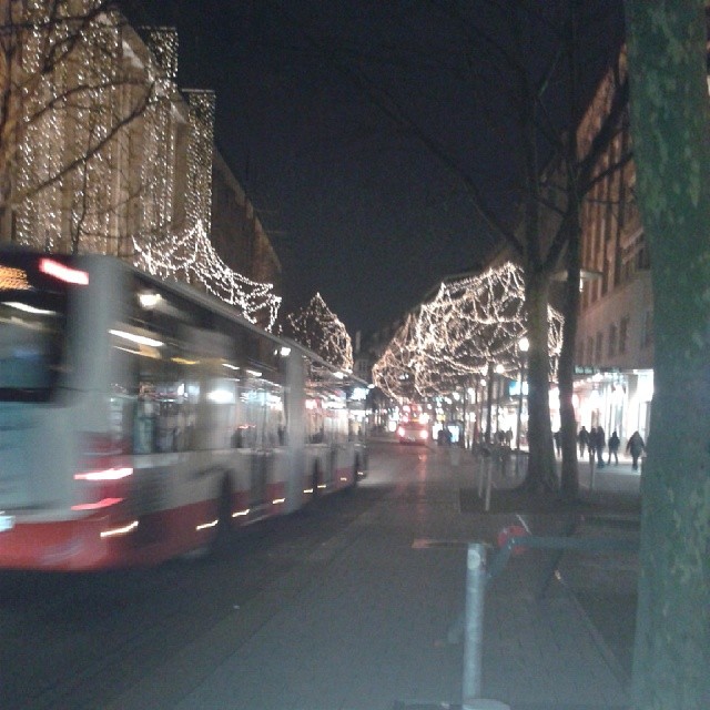 Nachts in der Hamburger Innenstadt