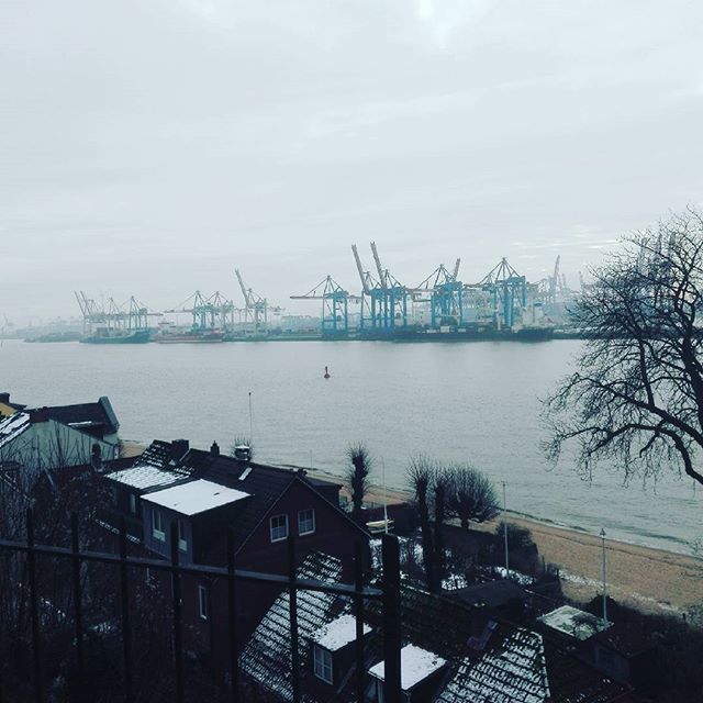 Hamburger Hafen #hafen #Hamburg #elbe #kräne #wasser