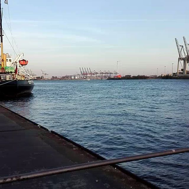 Mal wieder der Hafen #hafen #hh_lieben #wasser #elbe #kräne #kraene #hh