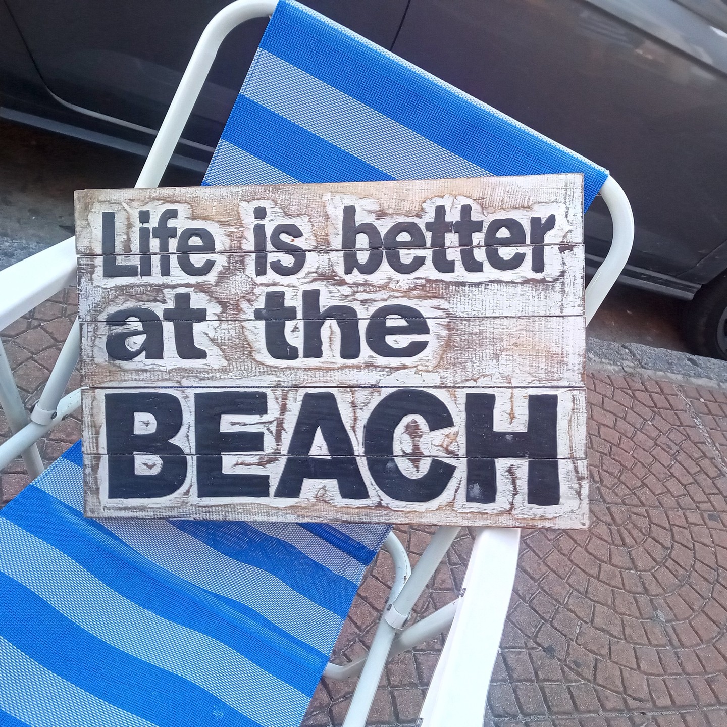 Das Schild habe ich in Punta del Este gefunden, also wenn eine Cafe am Strand ist kann ich dem zustimmen. #PuntaDelDiablo #Uruguay #Beach #Life #Reisen #Travel #Unterwegs #Fun #Schild #Spruch